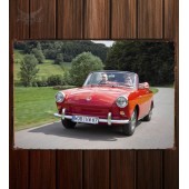 Металлическая табличка Volkswagen 1500 Notchback Cabriolet (Type3)